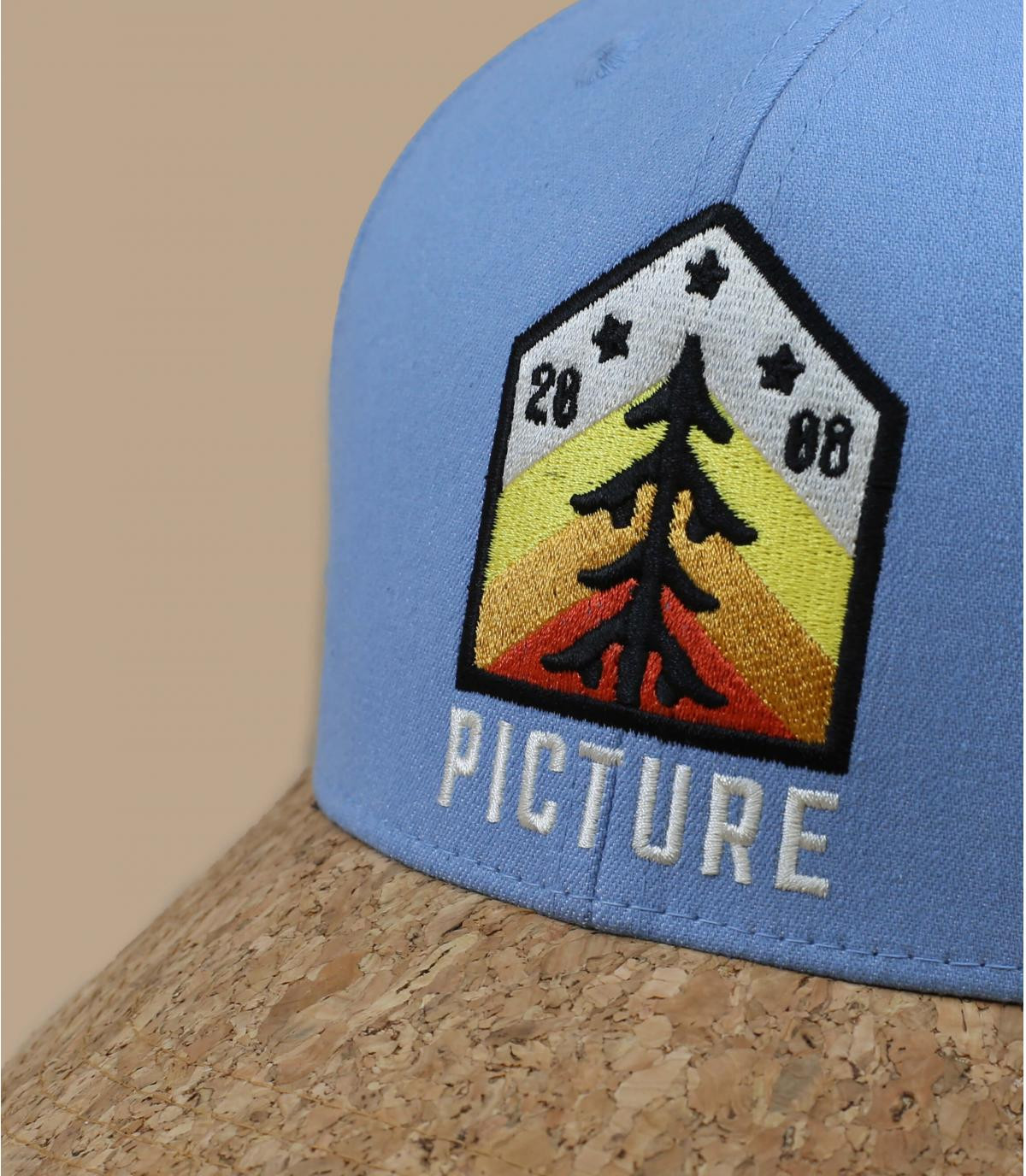 casquette Picture bleu patch